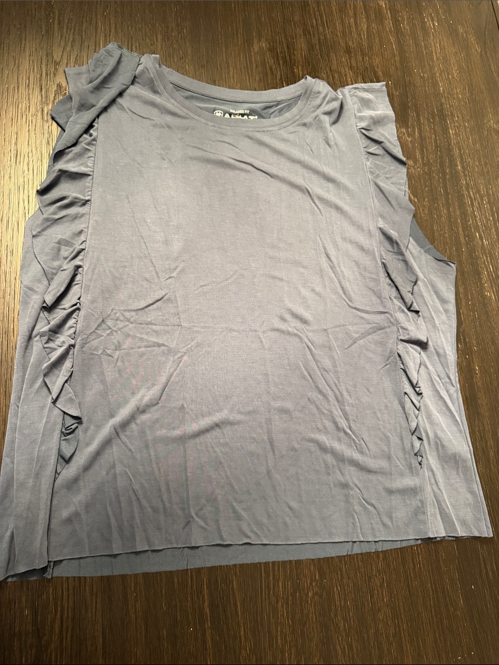 Ariat Ruffle-Trim Tank Top - Slate